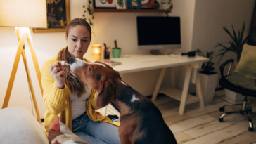 Unleash the Canine Calm How Dogs Turn Stress into Tail-Wagging Tranquility 🐾💆‍♂️